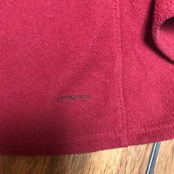 Patagonia Capile-Size-S Color Burgundy Good Condition - Picture 10 of 11